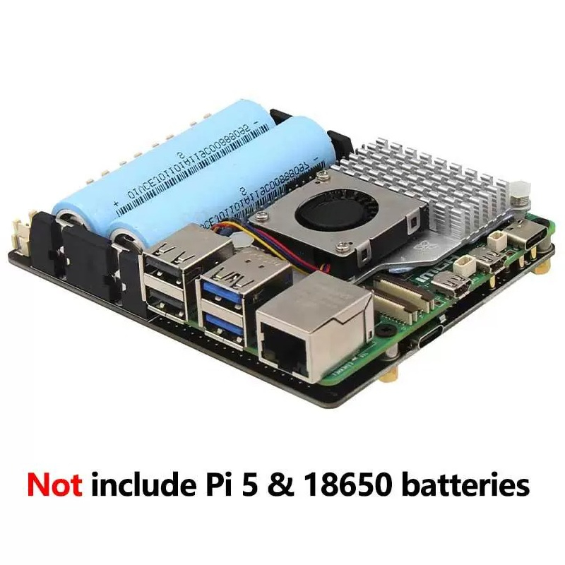 Raspberry Pi Uninterrupted Power Supply Ups 18650 - Carte d'extension de gestion d'alimentation UPS